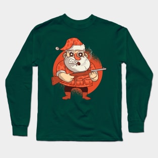 Hunting Santa Long Sleeve T-Shirt